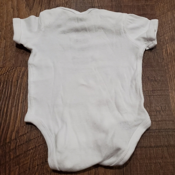 Rabbit Skins Birth Beautifully Baby White Placenta Owl Unisex Bodysuit Cotton NB - Picture 4 of 7